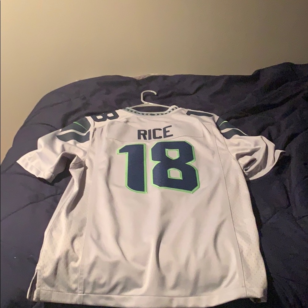Stitched Sidney Rice Seahawks Jersey Adult Medium - Picture 2 of 2